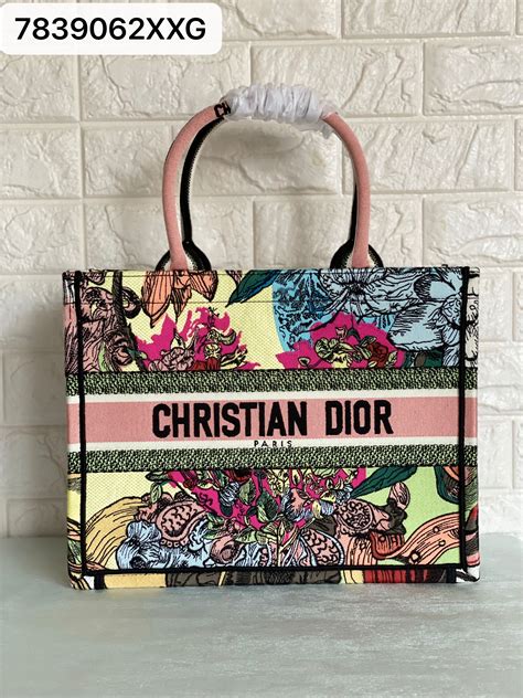 christian dior flower book tote|original christian dior tote bag.